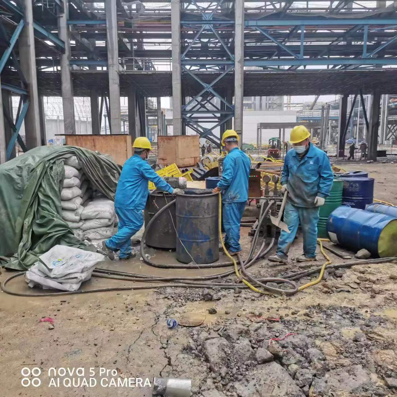 邵阳设备基础下沉沉降注浆加固施工